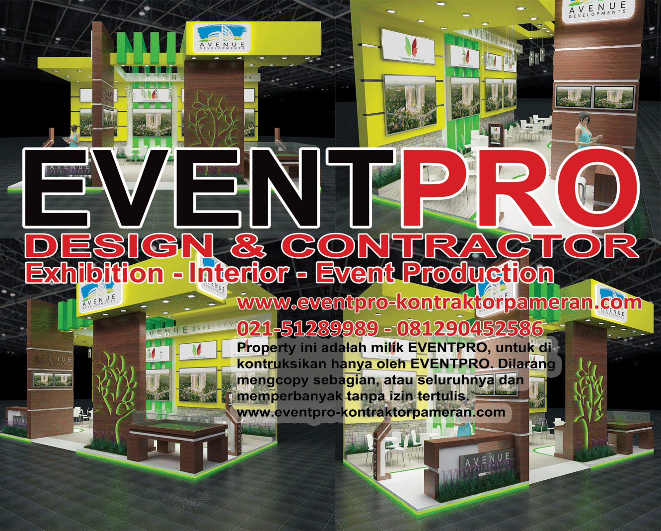Kontraktor Pameran Eventpro | Design Avenue | Indonesia Property Expo